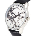 Special Designing Stainless Steel Fashion Watch with Marble Dial Bg362